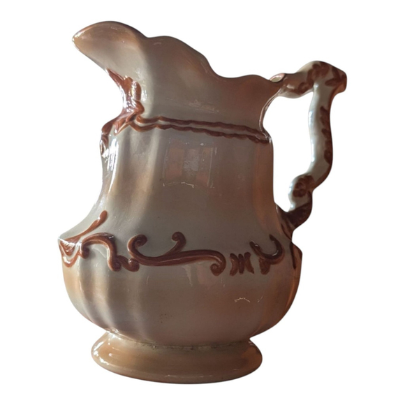 Unmarked Other - Orange Vintage Pitcher
